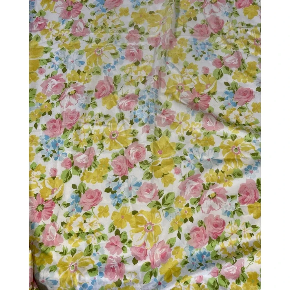 Pequot Floral Twin Fitted Sheet Only Cottage Core, Granny Core 39/76